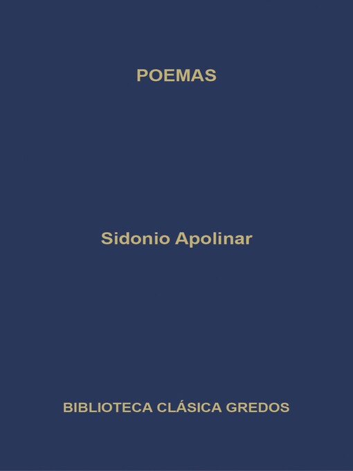 Title details for Poemas by Sidonio Apolinar - Available